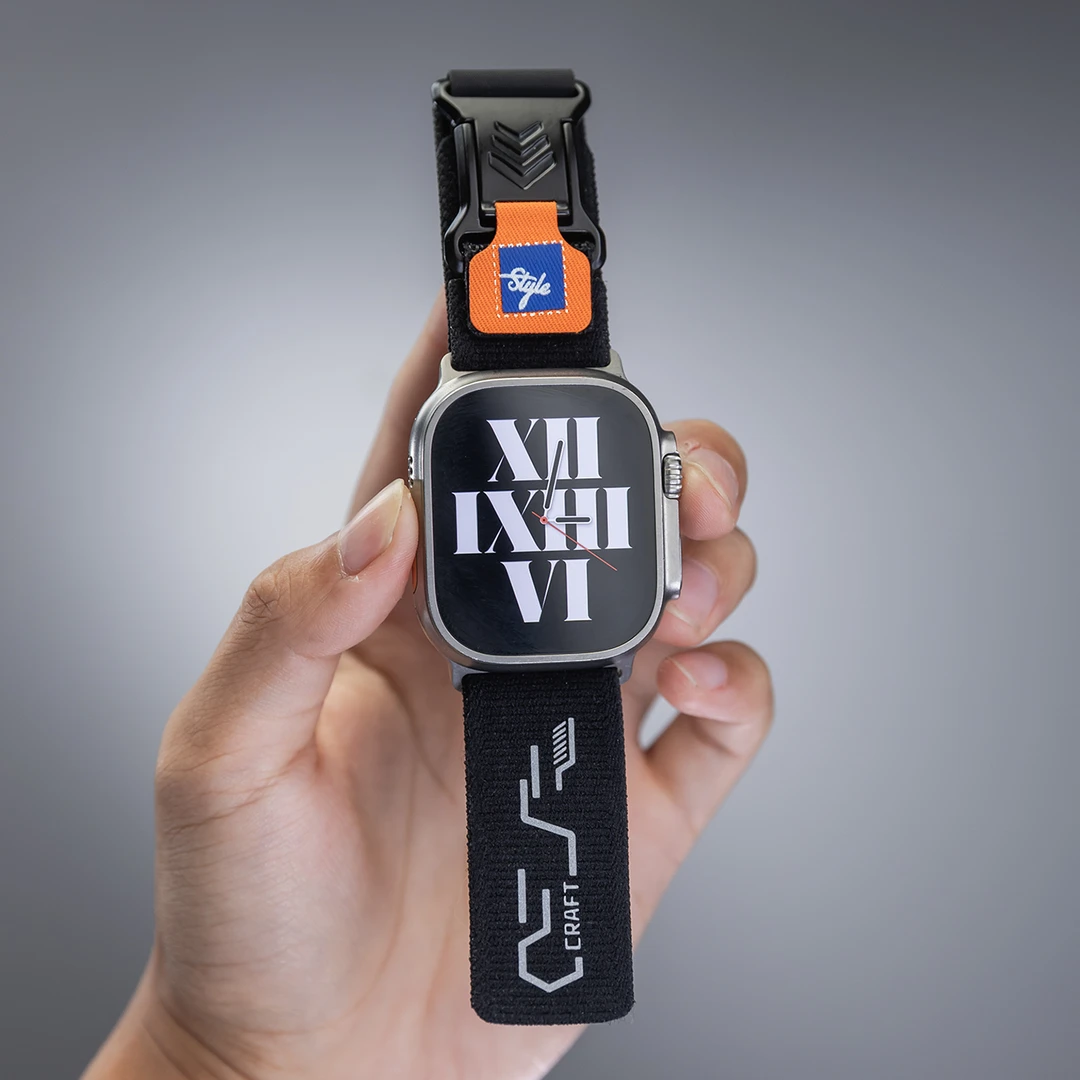 战术磁吸AppleWatch11尼龙表带ultra适用苹果手表iwatch户外透气