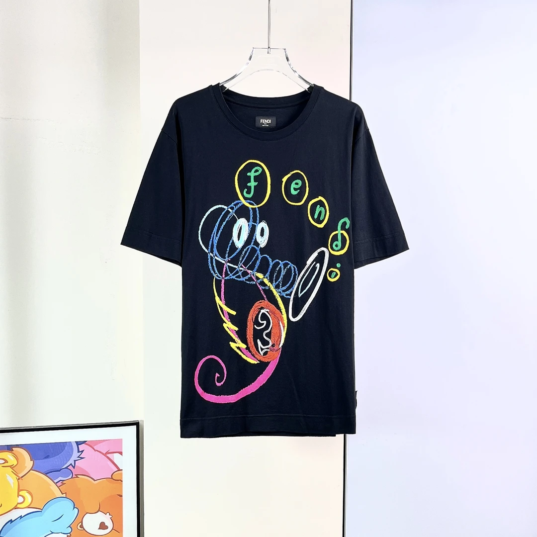 99新 FENDI/芬迪 短袖T恤 /Xs码/Xsp38534