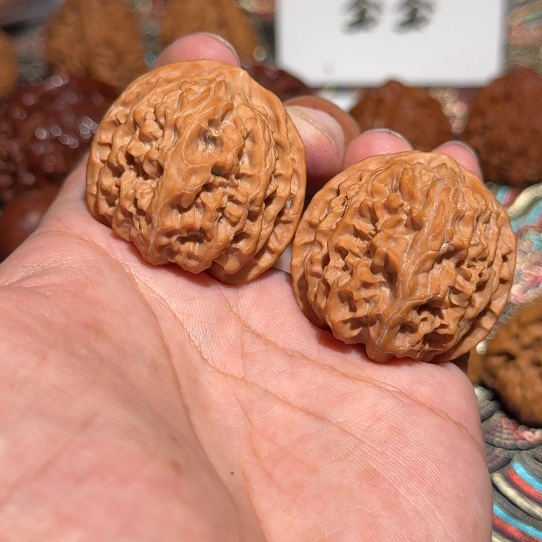 把件核桃1052原桩苹果园，尺寸37