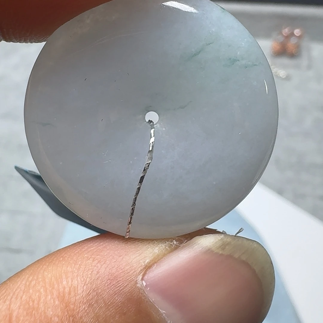 定制翡翠未镶嵌平安扣