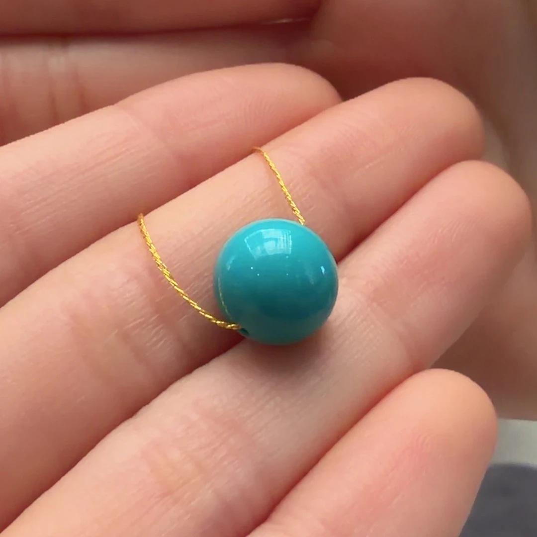 被***头绿松石未镶嵌颈饰