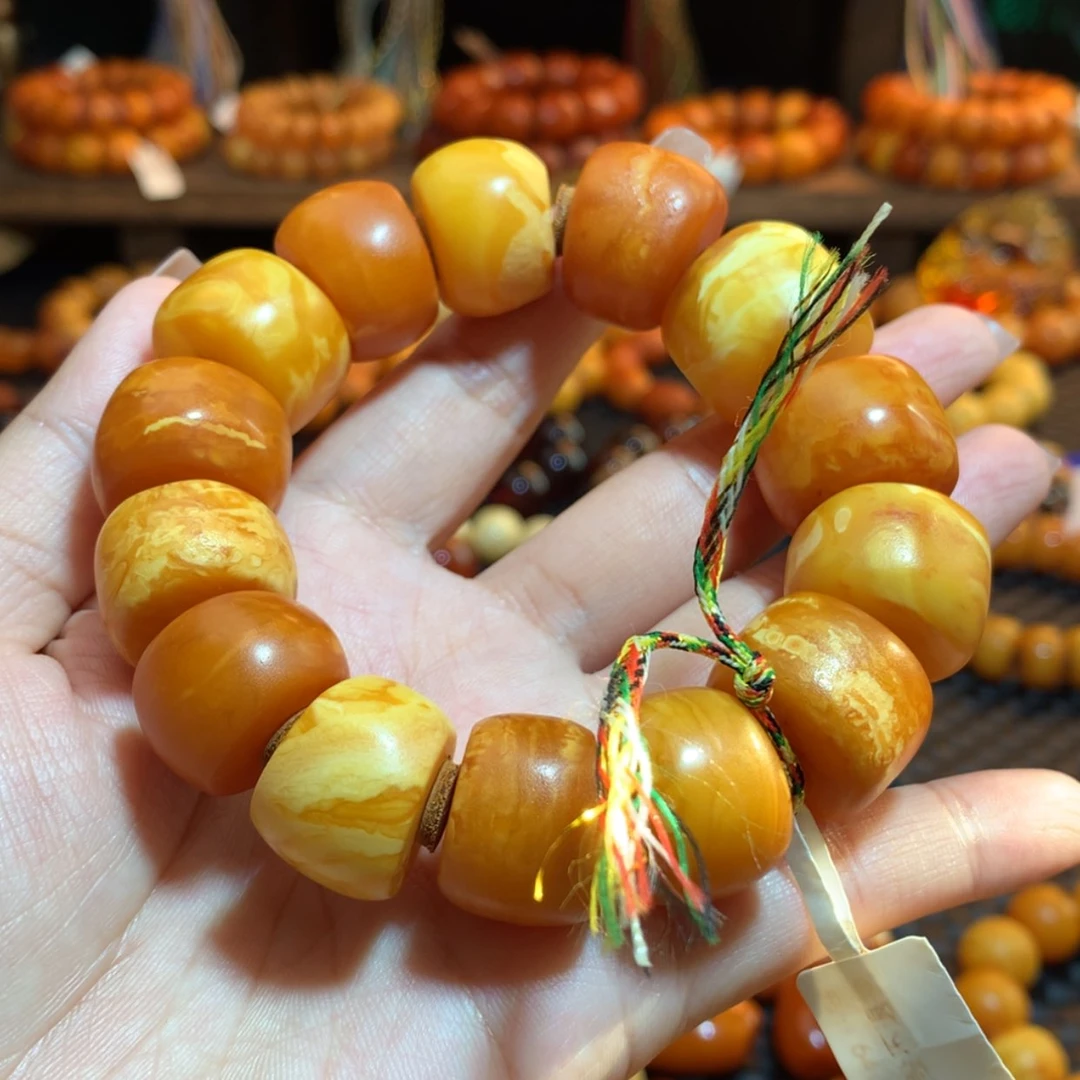 【闪购商品】手串蜜蜡未镶嵌欢*蜜蜡手串