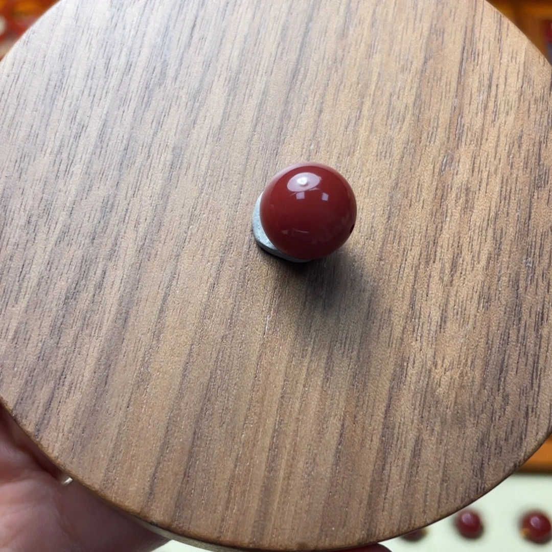 南红玛瑙未镶嵌12.8牛血红圆珠