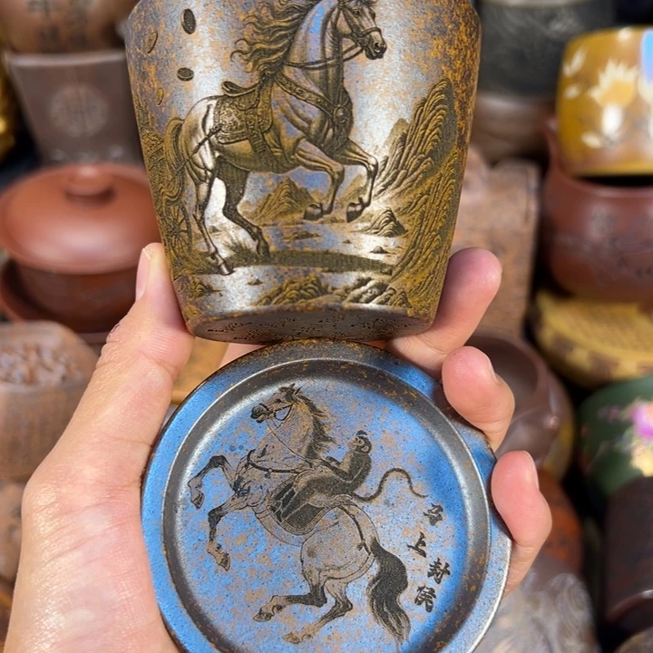 茶杯紫砂宜兴紫杯子