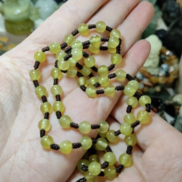 孟***平岫玉未镶嵌链子链子