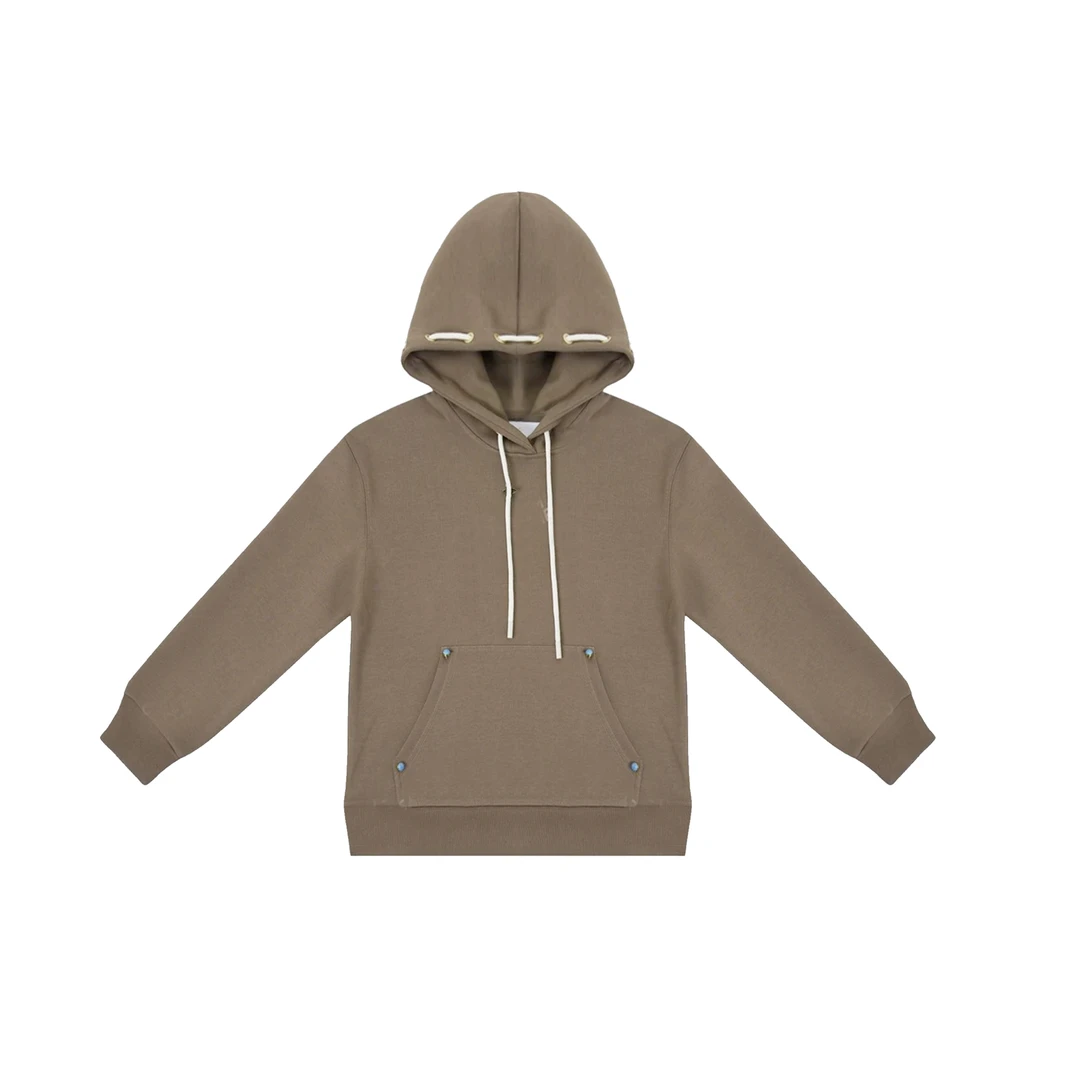 COCO SALOME⑿【小时光】重工百搭简约气质宽松连帽卫衣727Z