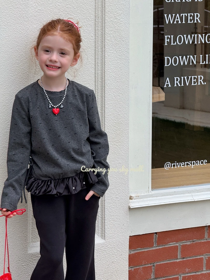 休闲风女春秋秋季套头套装圆领休闲时尚女童