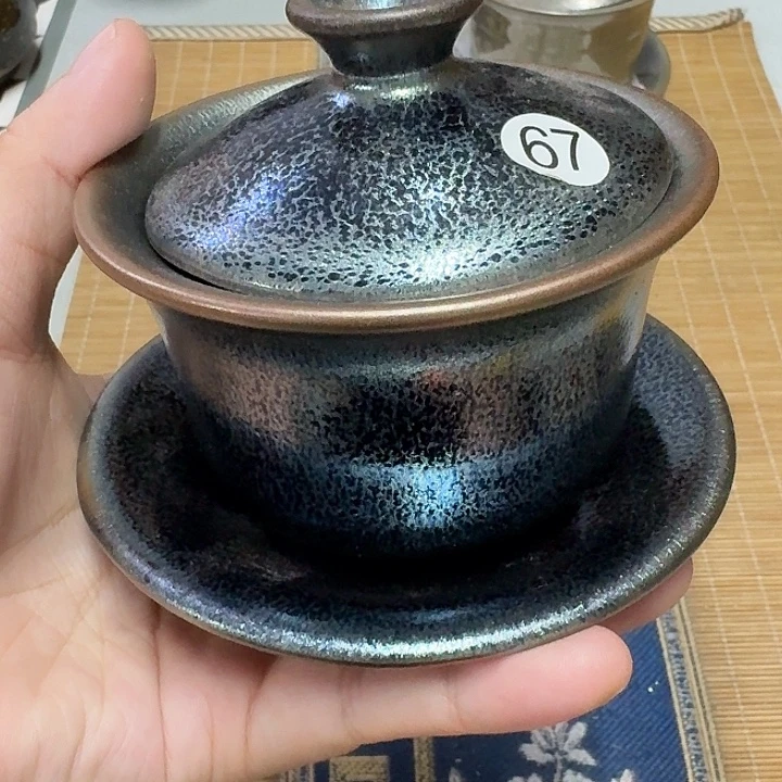 茶盏67 坚记茶盏摆件