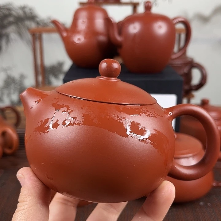 龙***凤紫砂茶壶微瑕处理