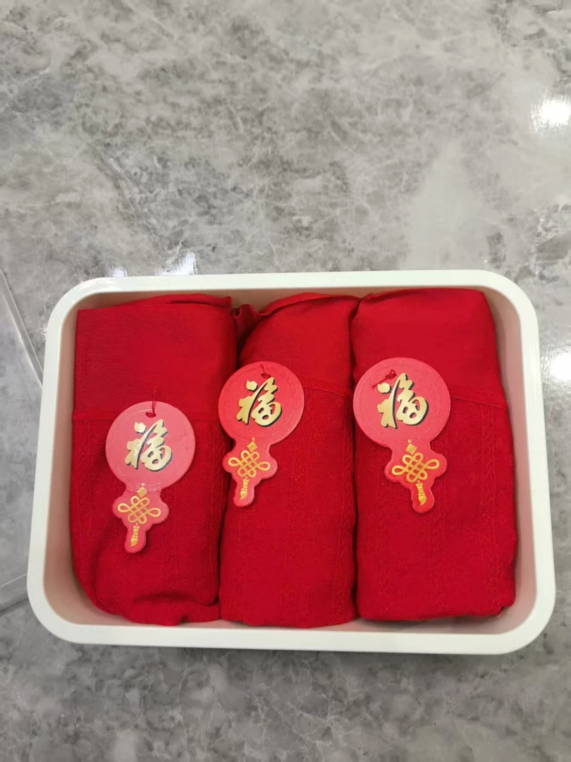 F123大红色高腰大版内裤 XC