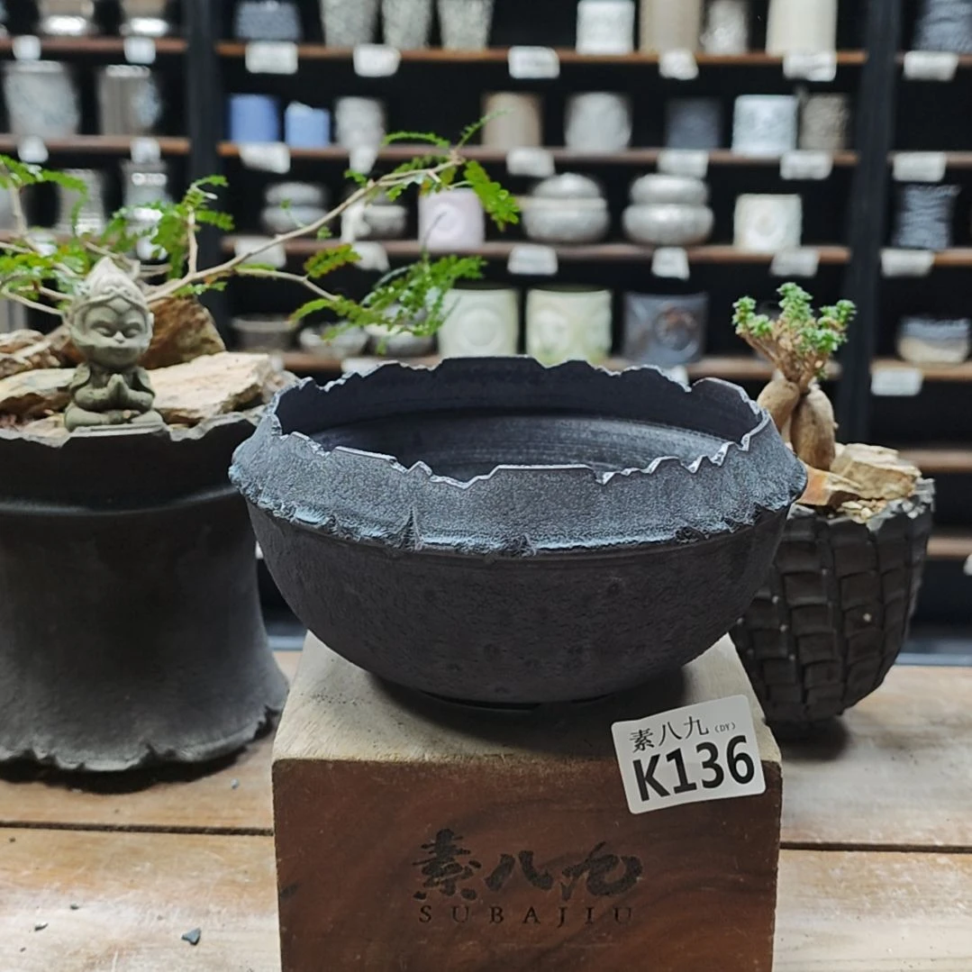 陶瓷素八九陶瓷内口15.5高9