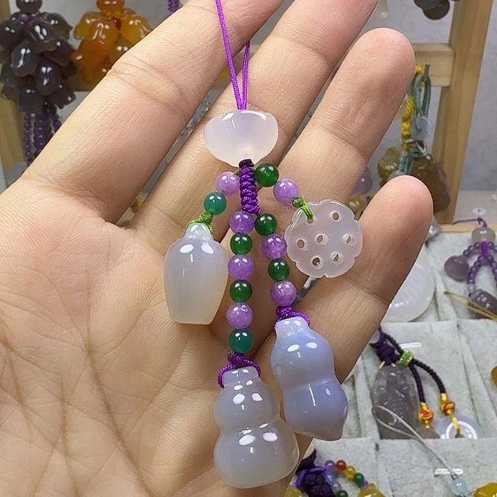 手机挂件福利款，彩色款葫芦