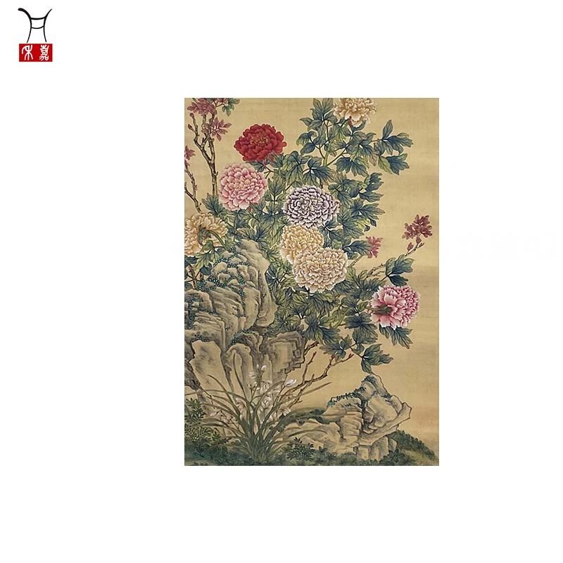 Q1005花卉立轴42x91/3.4平尺
