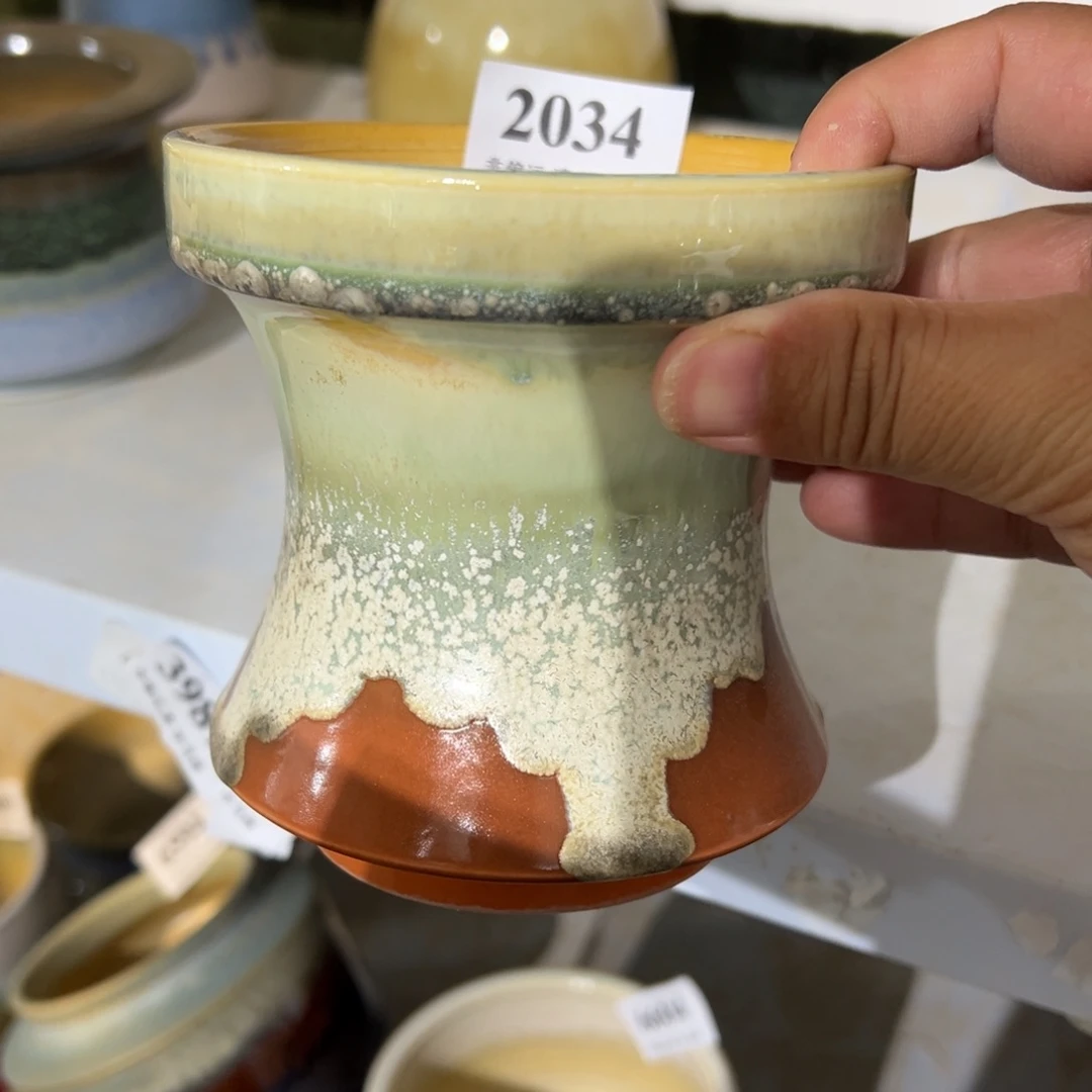 口10高10 手工花盆满30包邮
