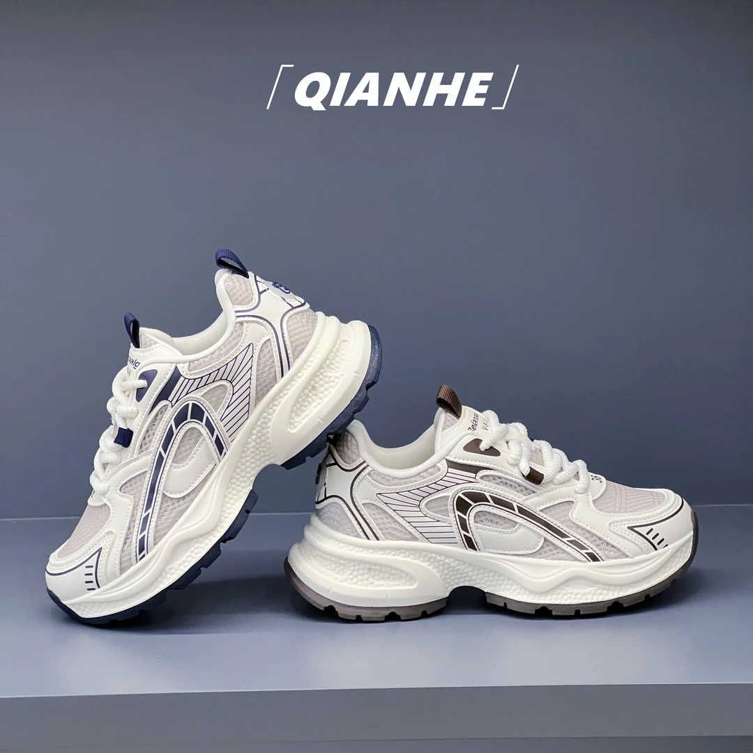「Qan'h千合女鞋」• 时尚夏季透气春季运动老爹鞋（8851）