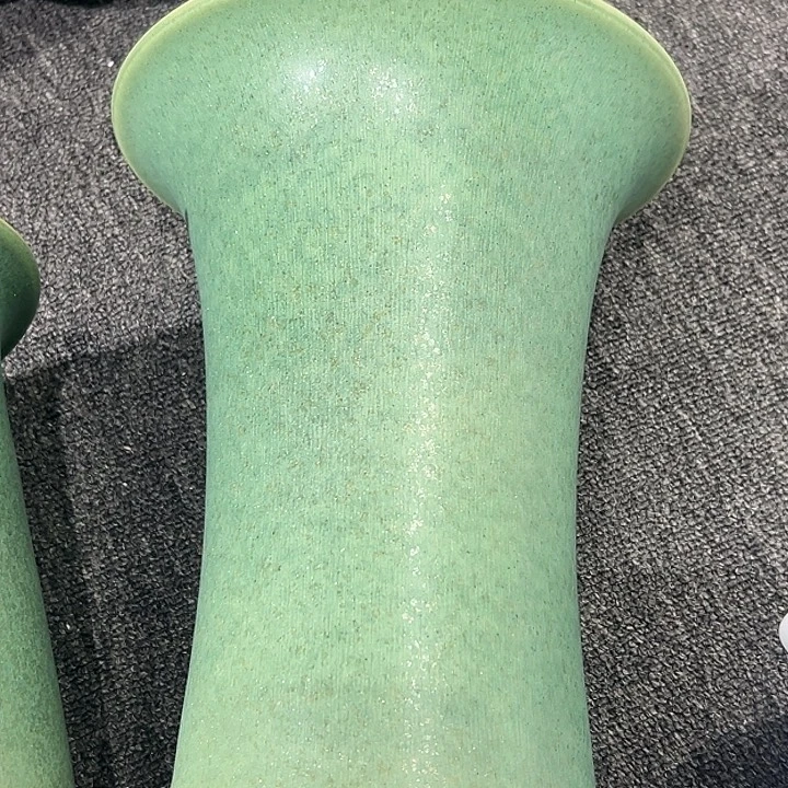 绿釉窑变陶瓷花盆