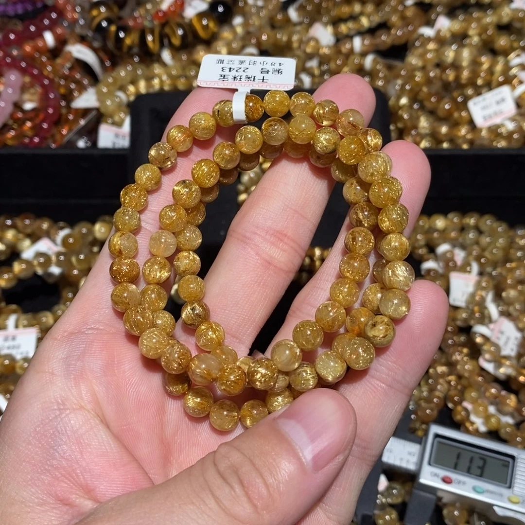 未镶嵌手串水晶手串