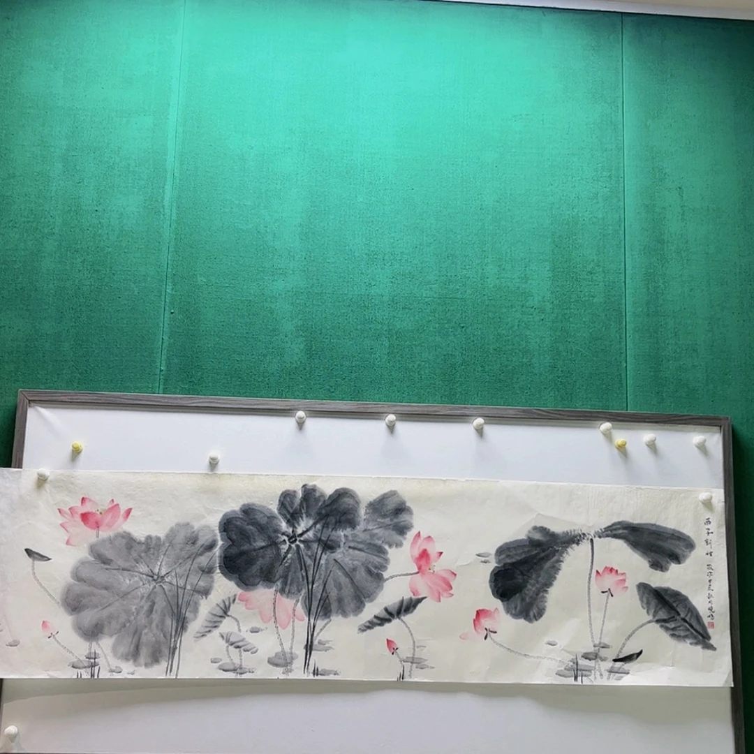 【闪购商品】国画吴晓明作品画芯50×180