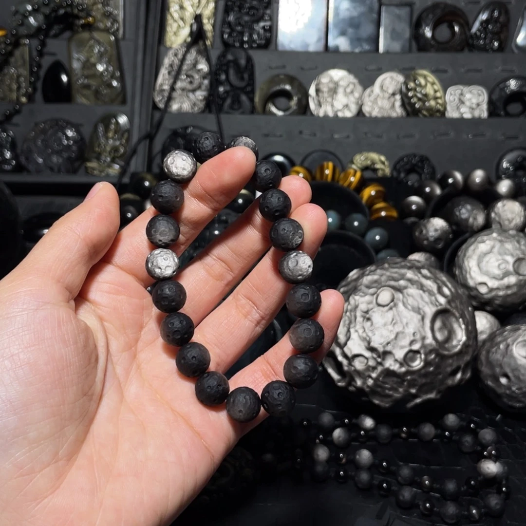 热***傑黑曜岩未镶嵌珠宝奇石