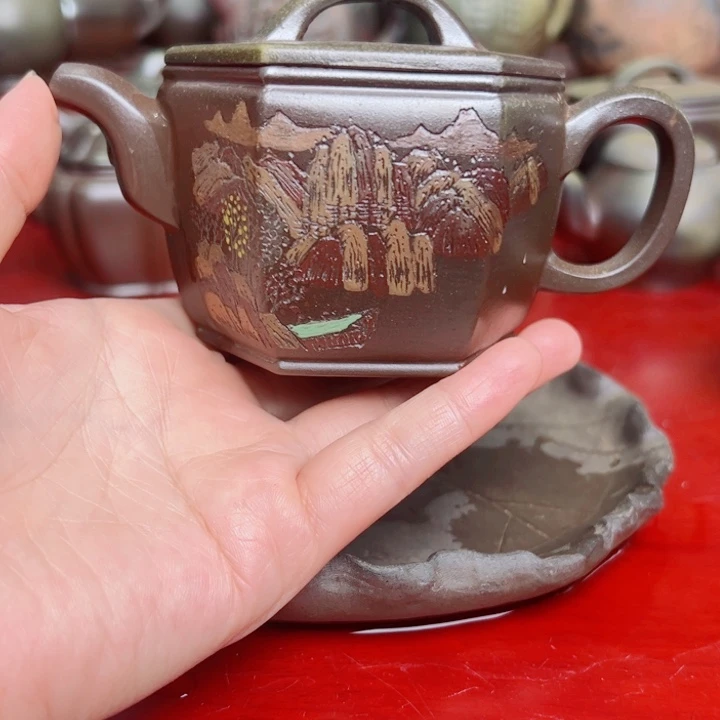 坭兴陶贵台龙窑柴烧茶器A29