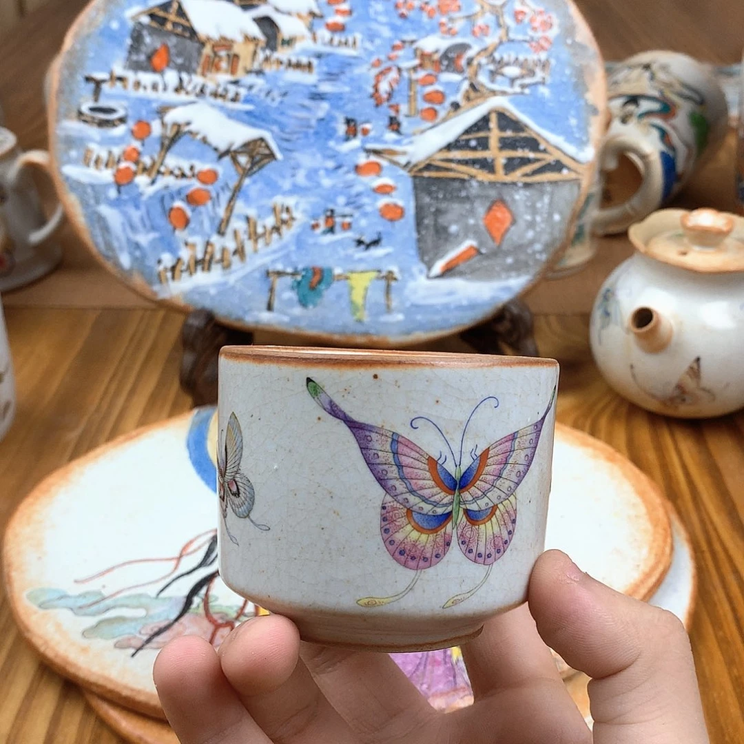如***雪杯景德镇陶瓷手作