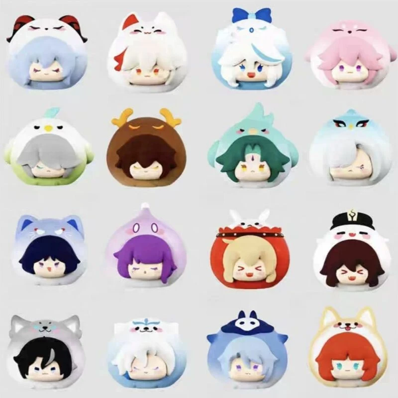 【平拆+玩法】正版授权原神幻兽派对系列迷你盲袋玩具公仔盲盒代拆