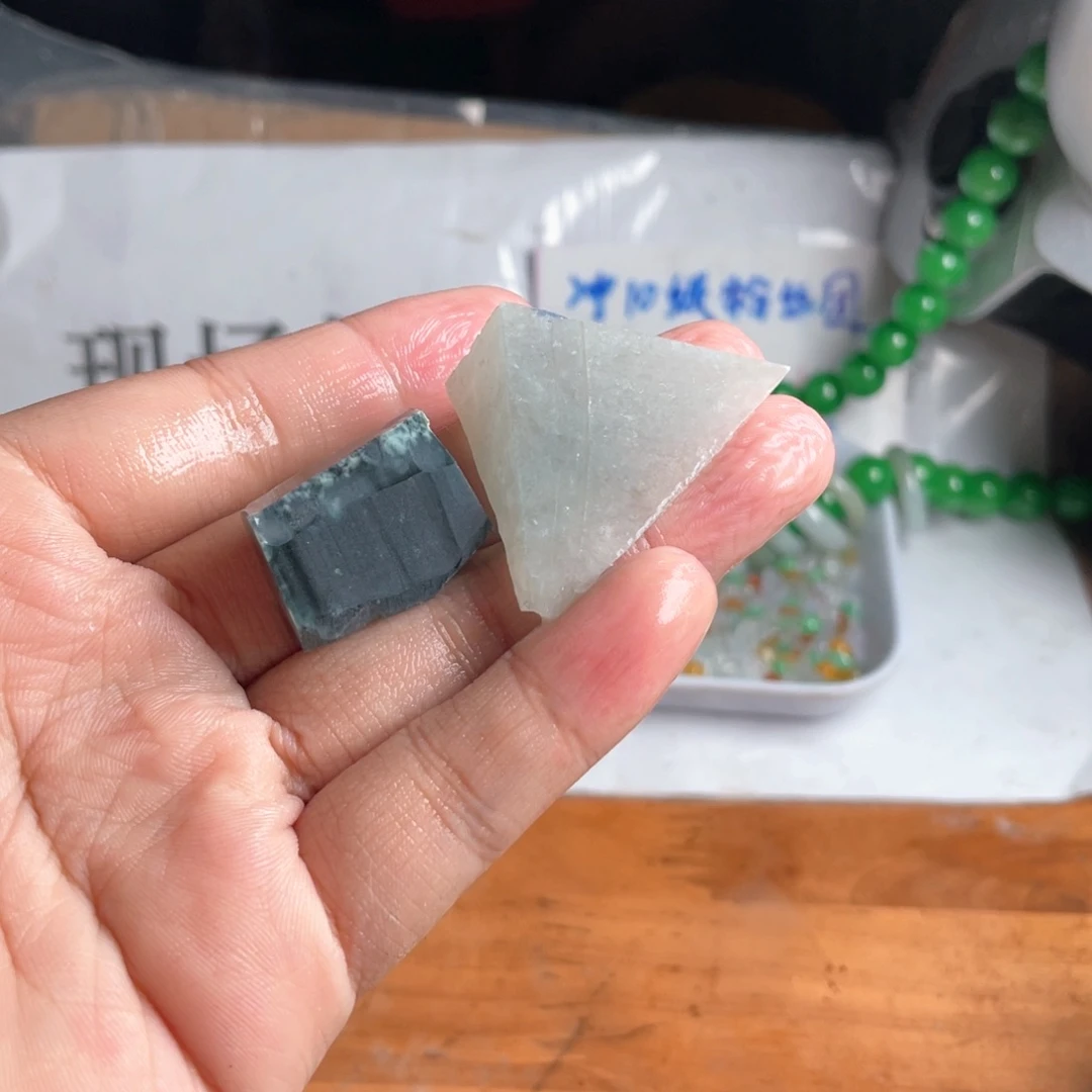 翡翠散珠翡翠一块