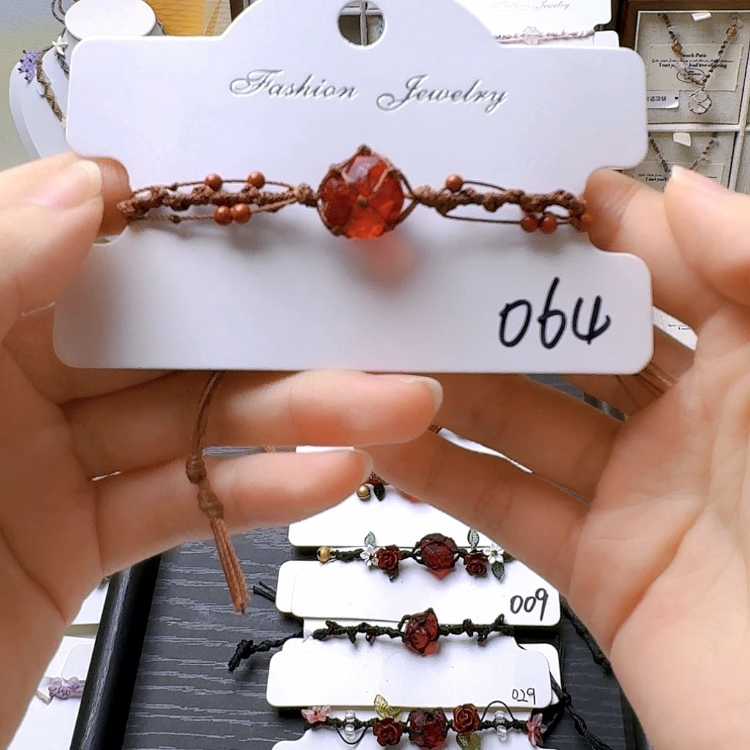 石英石纯铜锡合金纯铜手绳064