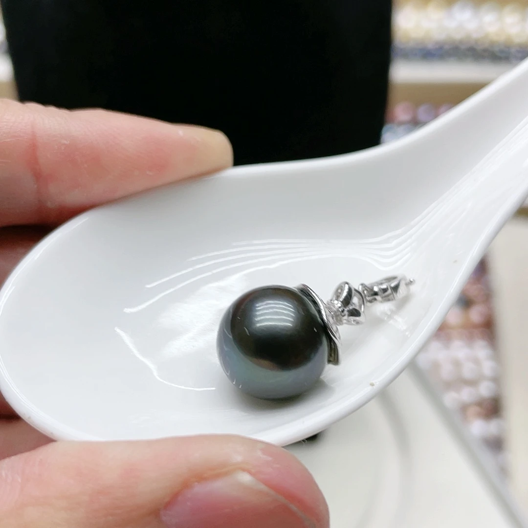 海水珍珠颈饰银S925镶嵌