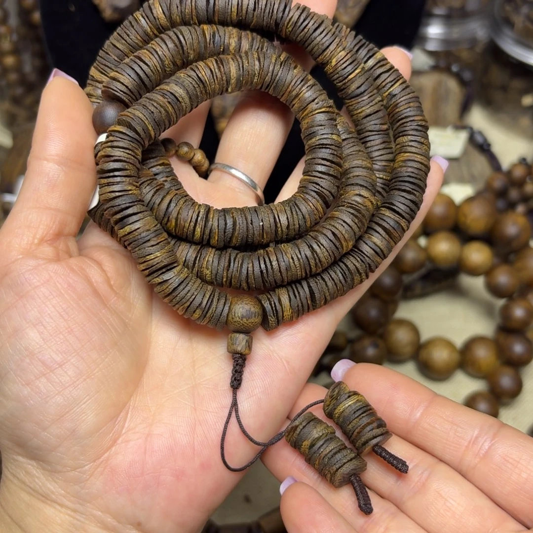 手串沉香皮油沉水老白棋卡1.0-56克多样性发货一条