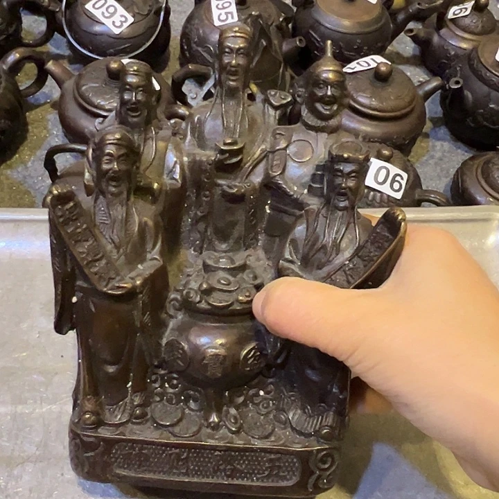 黄铜摆件，文房摆件