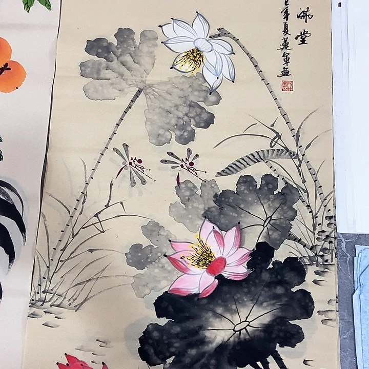小周画廊的直播间