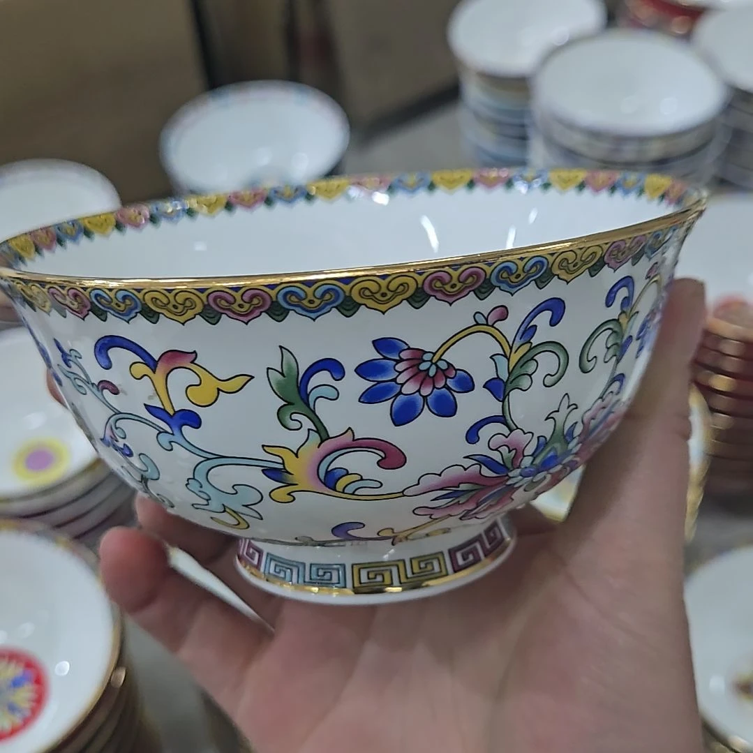 碗微瑕4.5寸6个珐琅彩6666666