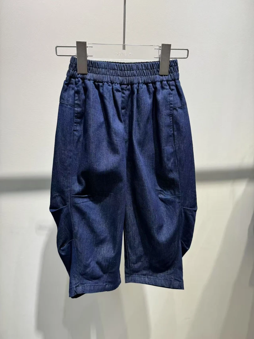 XTJ STUDIO童装 设计师款 LC小童 简约休闲牛仔裤 新品