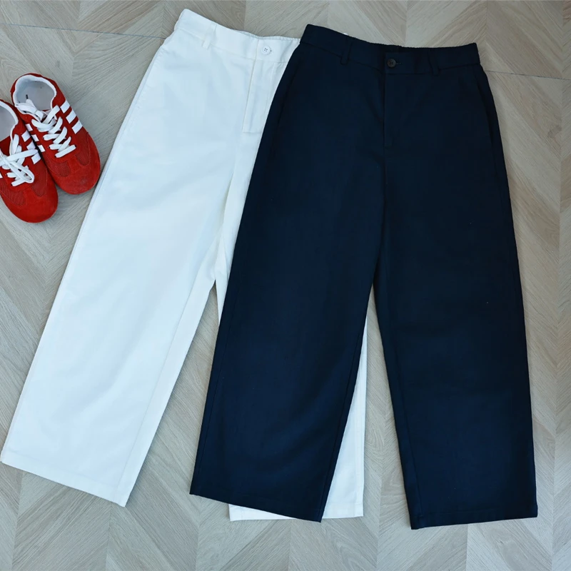 ZZ【夏季新品】小个子定制夏季休闲直筒裤