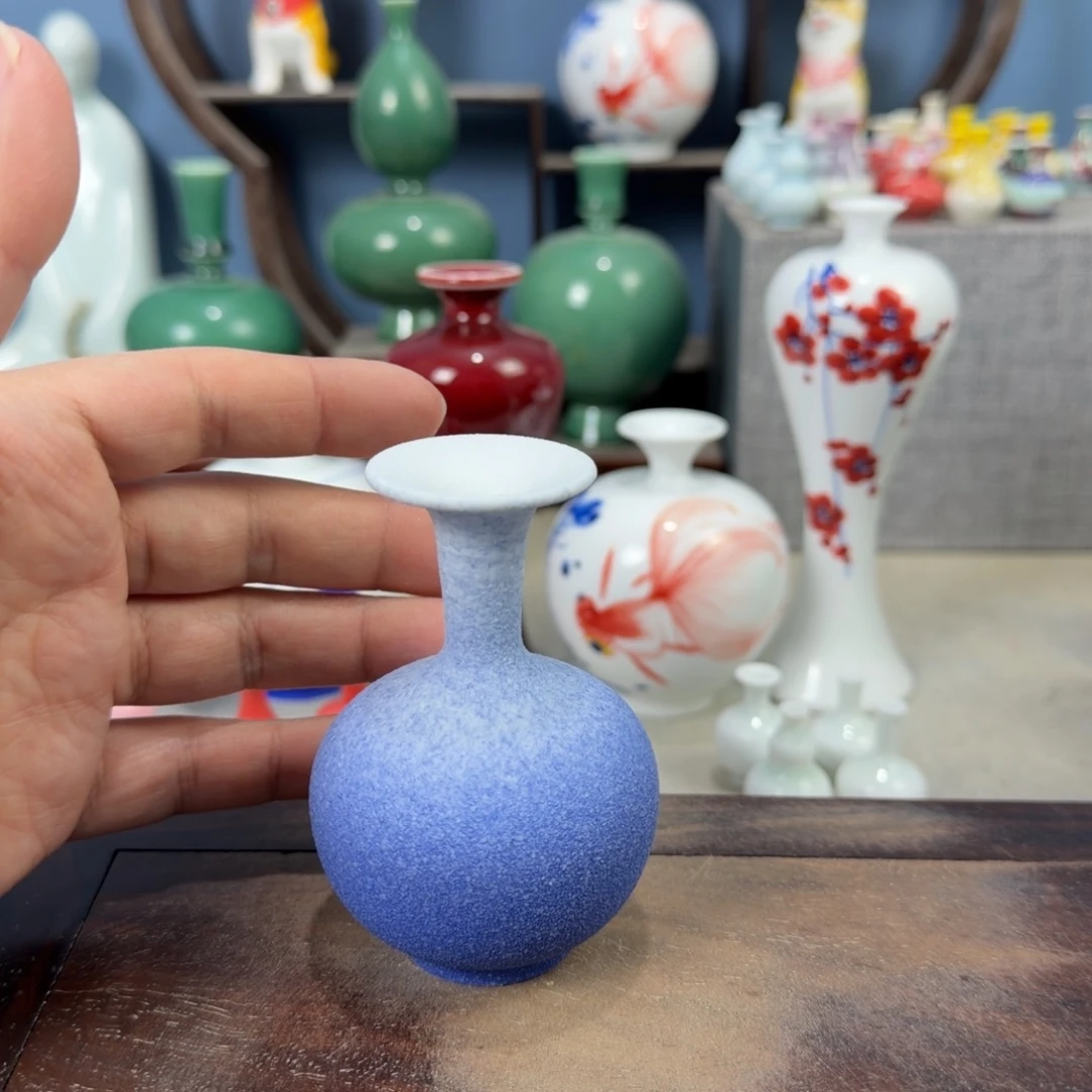 陶瓷手工小花器摆件