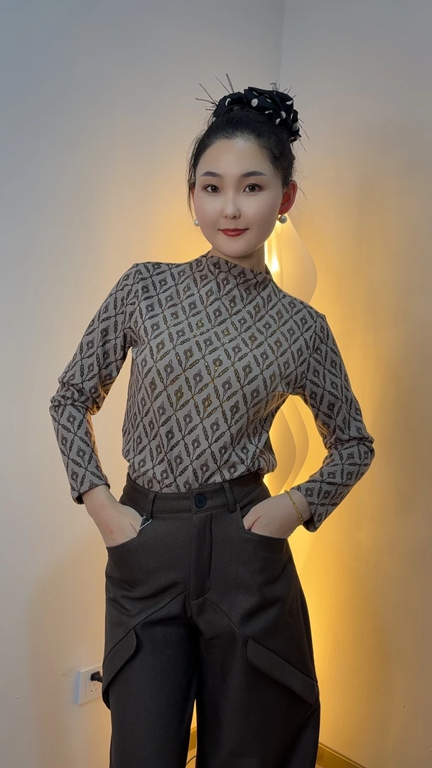 保暖修身女打底衫上衣百搭休闲网红羊绒衫半高领打底秋冬