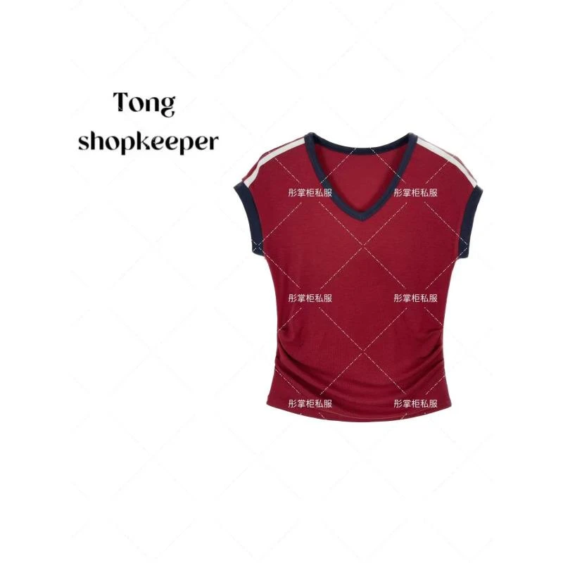 TT-QJ/彤掌柜1681474 简约打揽线条莱赛尔天丝羊毛显瘦上衣