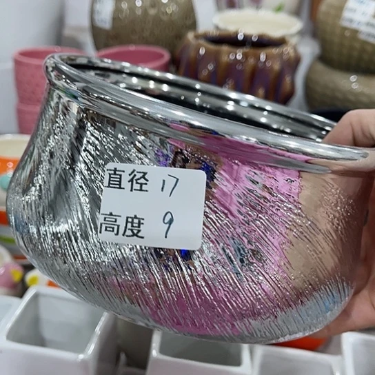 多肉绿植陶瓷花盆9.9包邮，有孔