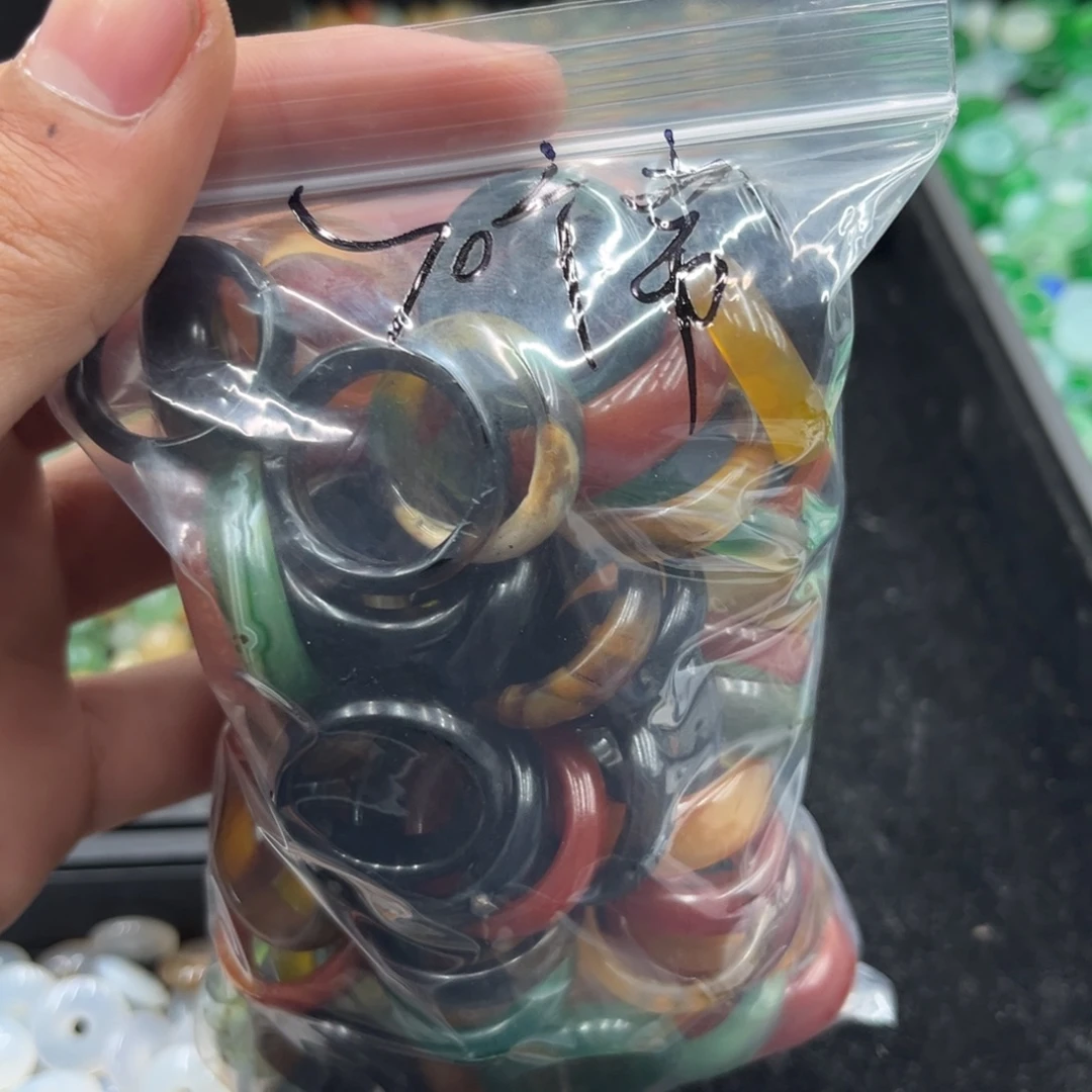 我***念玛瑙/玉髓合金颈饰