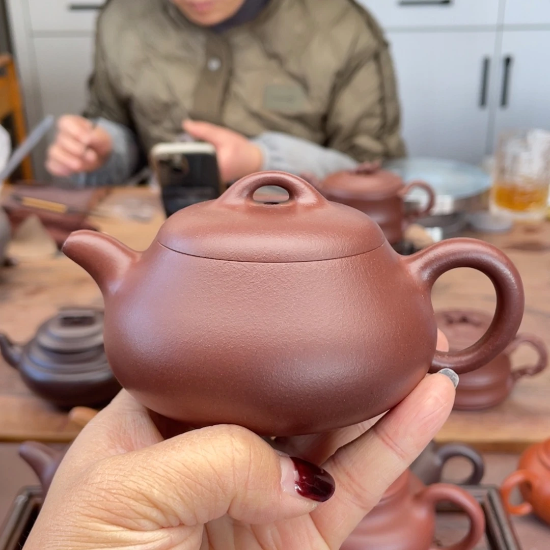 紫砂茶壶底槽清矮石瓢