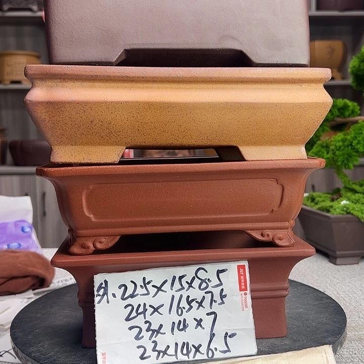 紫砂花盆手工制作