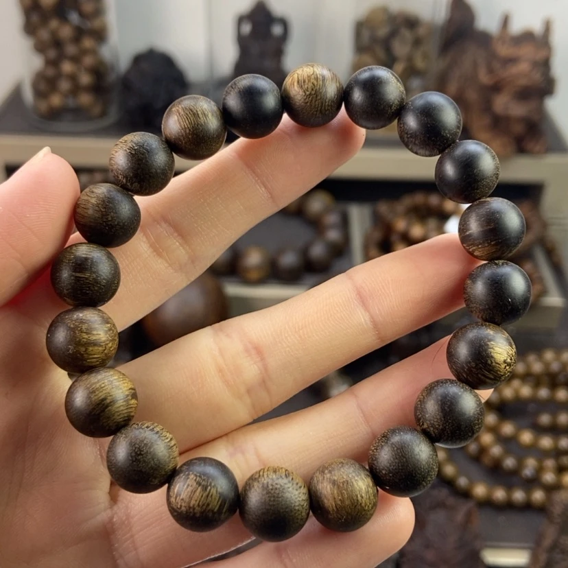 【闪购商品】沉香手串顺**水越南芽庄白棋留疤玉化
