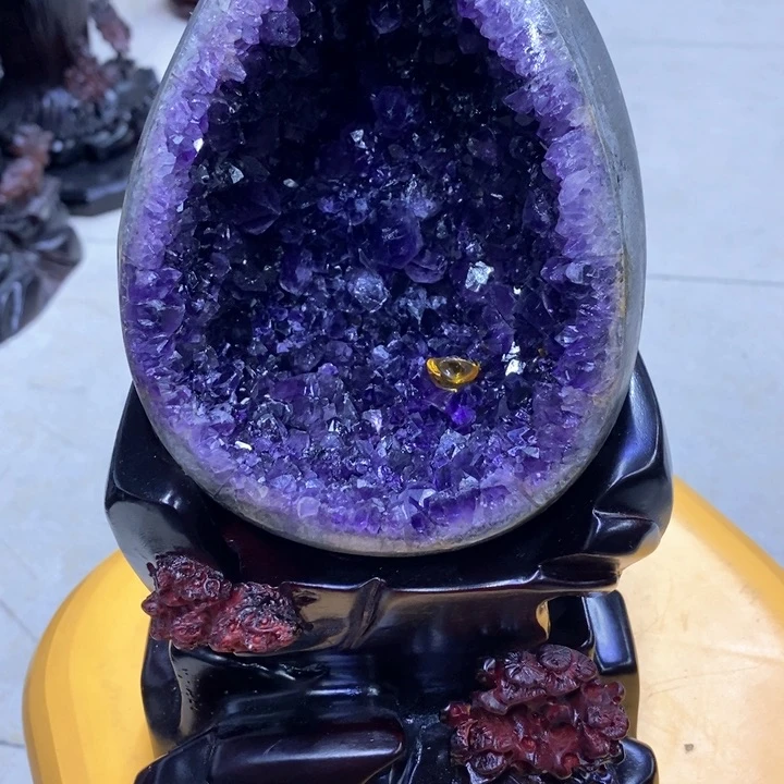 紫晶小葛恐龙蛋未镶嵌奢****品