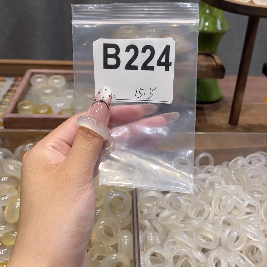玛瑙/玉髓未镶嵌戒指224