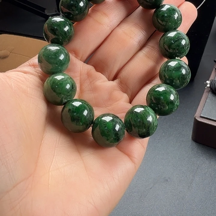 翡翠未镶嵌颈饰天然翡翠A货 手链