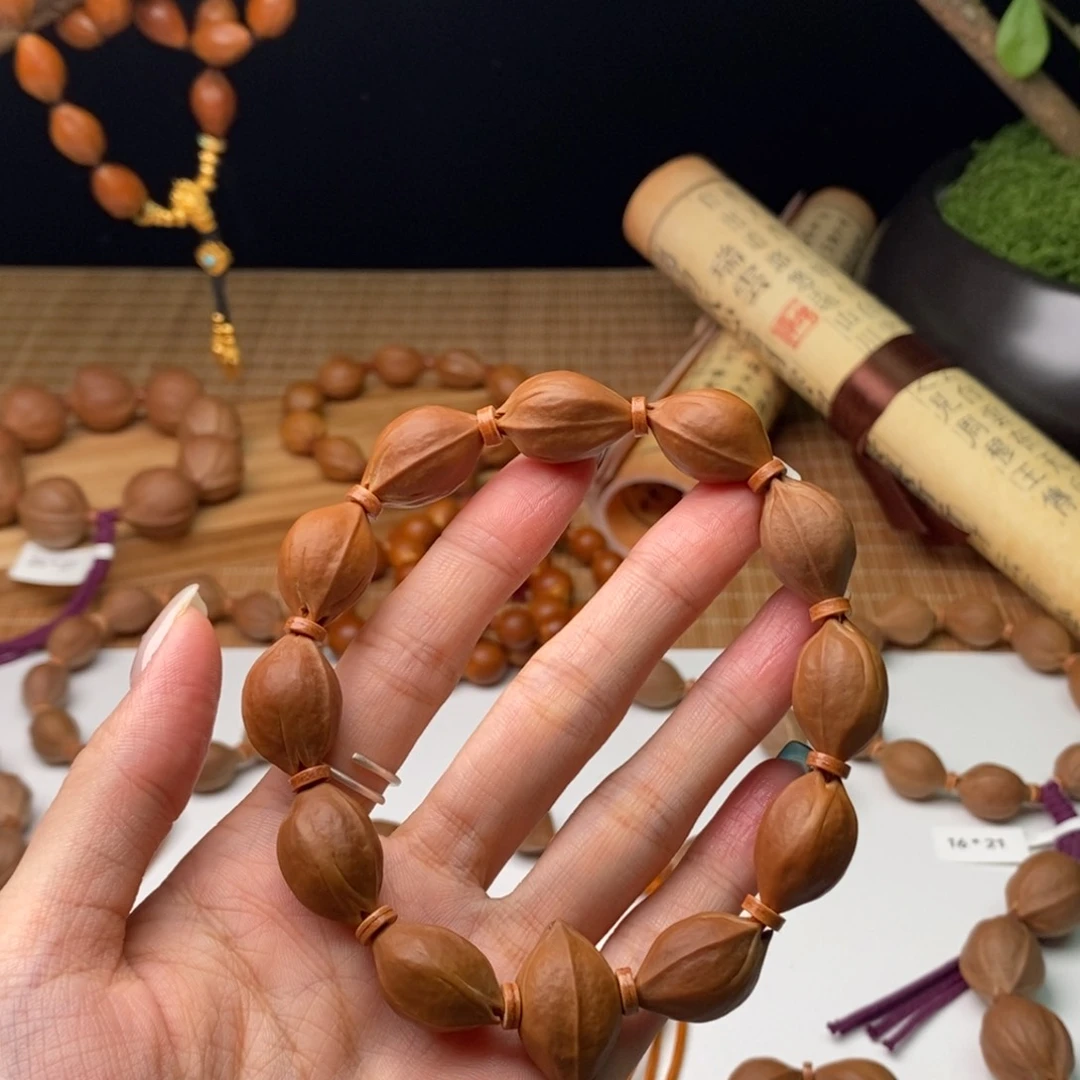 手串/手链橄榄核?**兽1321三花鲨鱼背