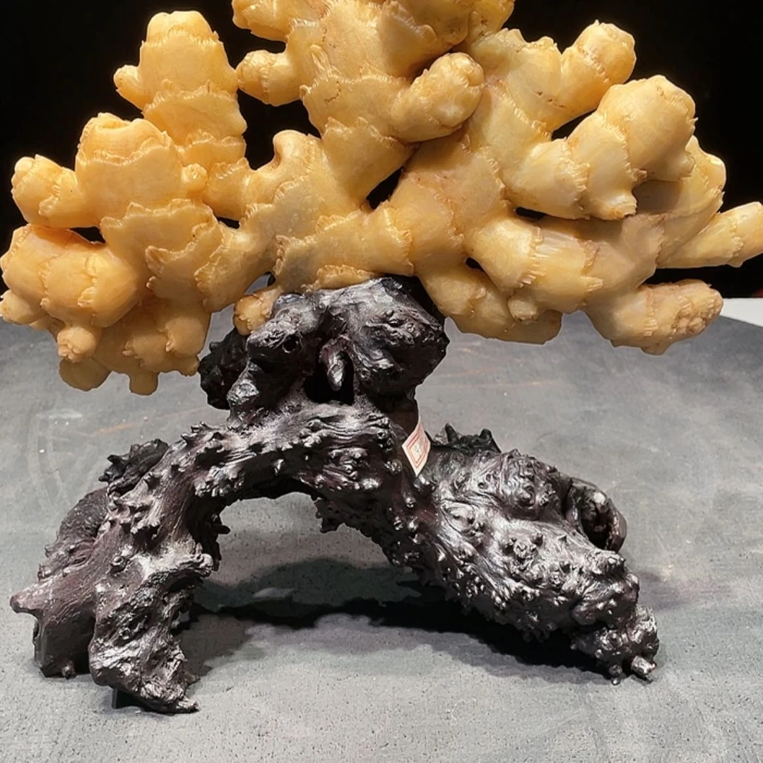 【闪购商品】寿山石一***刘生姜摆件工艺品