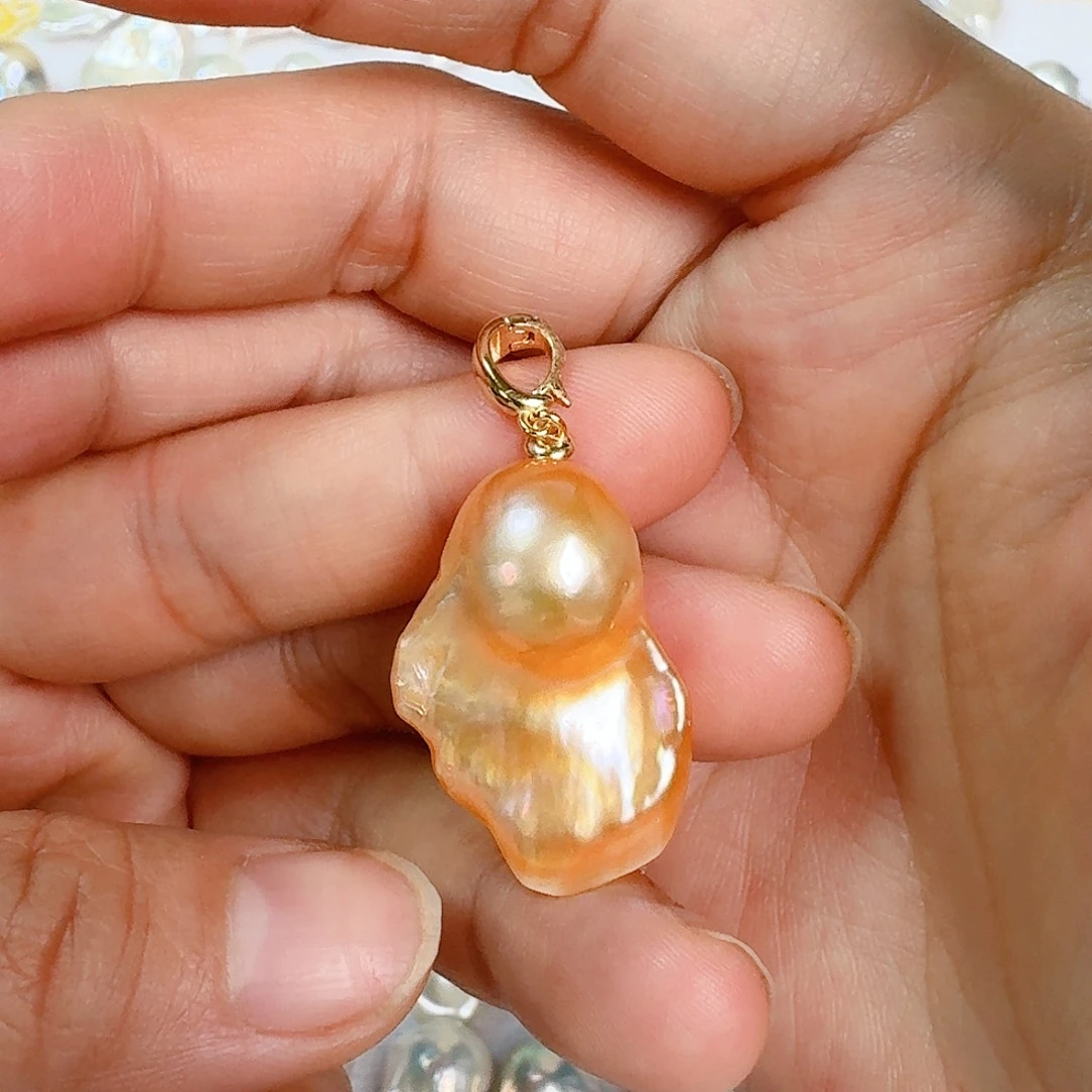 淡水珍珠颈饰银S925镶嵌赛*