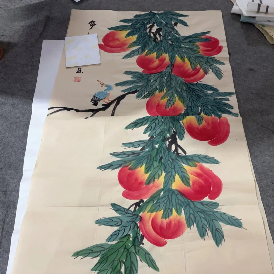 国画国画作品画心一张